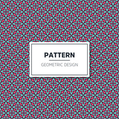 Seamless geometric black and white pattern