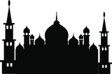 Fototapeta Paryż - the mosque silhouette special ramadan