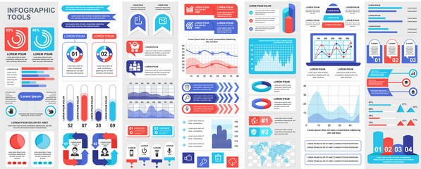 Bundle infographic UI, UX, KIT elements with charts, diagrams, workflow, flowchart, timeline, online statistics, marketing icons elements design template. Vector info graphics and infographics set.