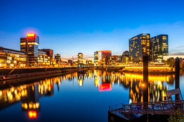 Medienhafen, Duesseldorf, Deutschland 