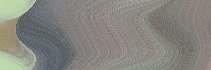 Aufkleber - abstract moving header with gray gray, ash gray and dark slate gray colors. fluid curved lines with dynamic flowing waves and curves
