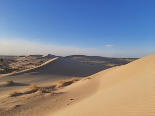 Canvas Print - Traveling to sahara desert of Algeria in North Africa