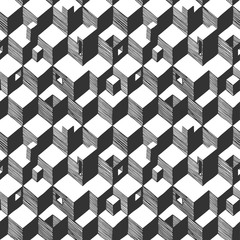 Sticker - optical illusion pattern