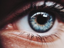 Extreme Close-up Of Person Eye