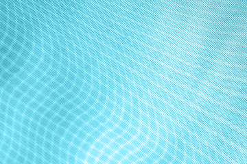 abstract background: unique wavy pattern of overlaying two grids, blurry and tinted to turquoise color