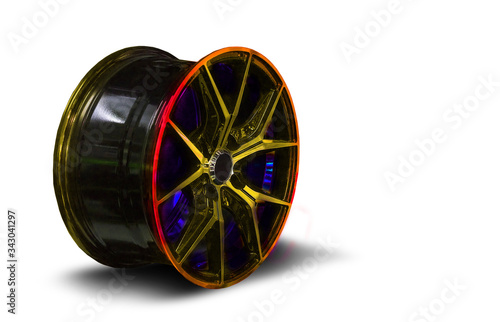 Cuadros en Lienzo Alloy car, fashion, new technology that separates from the white background