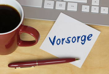 Poster - Vorsorge