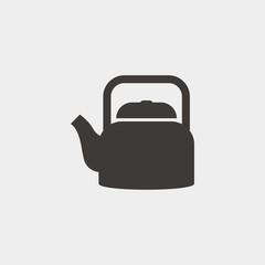 kettle icon vector illustration and symbol for website and graphic design