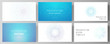 © Raevsky Lab - The minimalistic abstract vector illustration layout of the presentation slides design business templates. Big Data Visualization, geometric communication background with connected lines and dots.