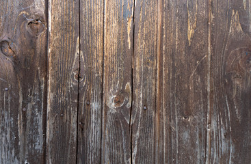 Brown unpainted natural wood with grains for background and texture.