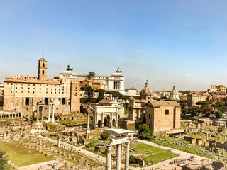 view of the roman forum