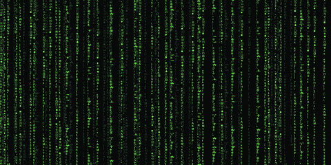 Abstract background, digital data , green matrix 