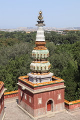 Poster - Stupa du Palais d'Été à Pékin, Chine