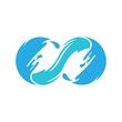 © David - Water Wave Icon Logo Template