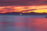 Fototapeta Zachód słońca - Sunrise at Abel Tasman National Park, South Island of New Zealand