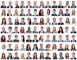 © ASDF - portraits of successful employees isolated on a white