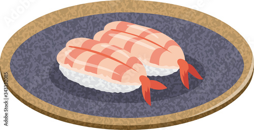 寿司 エビのイメージイラスト 2貫 Comprar Este Vector De Stock Y Explorar Vectores Similares En Adobe Stock Adobe Stock