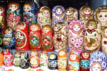 Wall Mural - Matryoshka market in Budapest