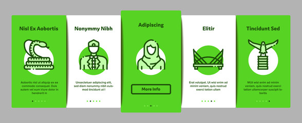 Poster - Malaysia National Onboarding Mobile App Page Screen Vector. Malaysia Flag And Architecture Building, Monkey And Snake, Traditional Food And Clothes Color Contour Illustrations