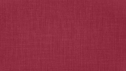 Aufkleber - Raspberry red natural cotton linen textile texture background
