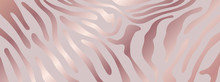 Luxury Animal Skin Background, Pink Zebra Skin Pattern, Pink Tiger Background Vector Illustration.
