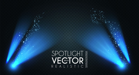 Wall Mural - spotlight. transparent light effect. show design. light source. empty scene.