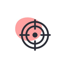 Poster - Target -  Modern App Button