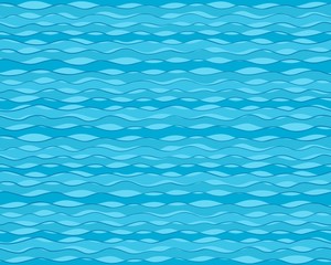 Sticker - Seamless abstract background with blue sea.