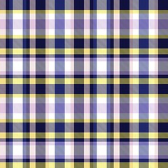 Pink and Navy Plaid Tartan Checkered Seamless Pattern