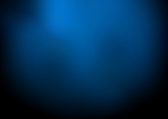 Wall Mural - abstract dark blue blurred background with smoke and space for your text.