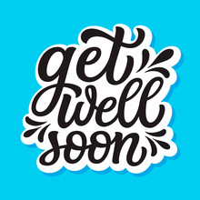 Get Well Soon Lettering