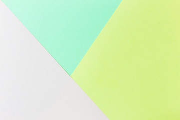 Wall Mural - Pastel papers color background is nested backdrop flat lay. green, light green, pink