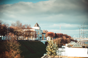 Wall Mural - Ancient places Yaroslavl, Russia, Autumn.