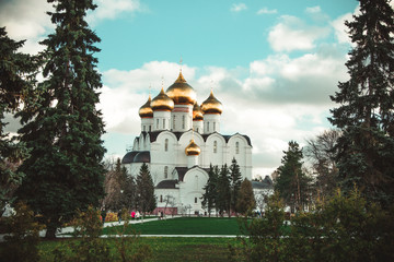 Wall Mural - Ancient places Yaroslavl, Russia, Autumn.