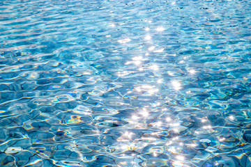 Wall Mural - Water wave in swimming pool