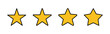 © Oliviart - Star Icons set. Star vector icon. Rating symbol