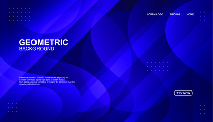 Creative geometric background. Trendy gradient shapes composition. Eps10 vector.