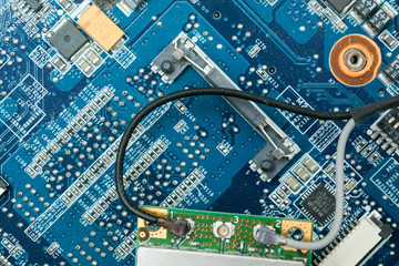 Electronic circuit board in computer