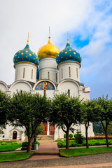 Assumption Cathedral of Trinity Lavra of St. Sergius in Sergiev Posad, Russia