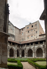 Wall Mural - Medieval Cloister of Saint Etienne Cathedral in Cahors, Occitanie, France