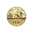 Iowa. Corn field