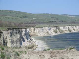 Stepan Razin Cliff on the Volga River, Saratov Region, Russia