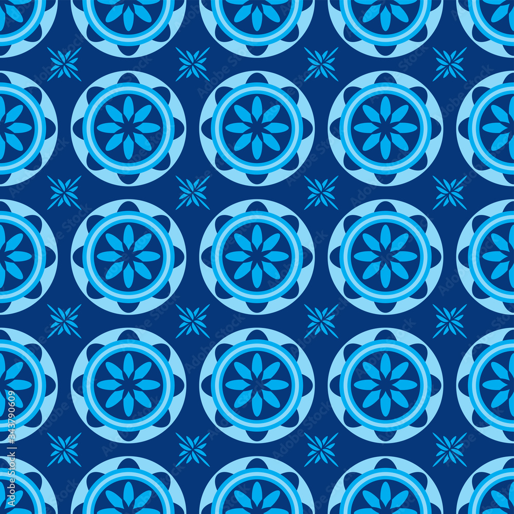 Seamless African Flower Design Pattern for fabric and textile print ...