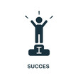 © Mariia - Succes icon. Simple illustration from startup collection. Creative Succes icon for web design, templates, infographics and more