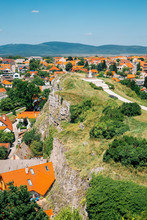 St. Benedict Hill And Veszprem City Panorama View From Castle In Hungary