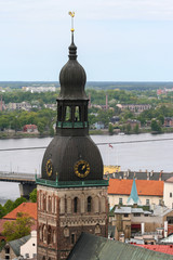 Wall Mural - Riga, Latvia, 2009, May, Doma church spire