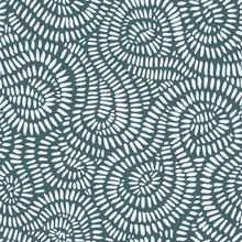 Abstract Seamless Pattern Background, Vector Minimalistic Liens Texture. Trendy Modern Organic Shape Doodle Lines Pattern
