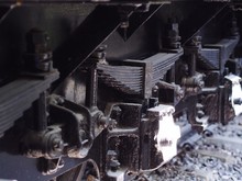 Close-up Of Train Engine