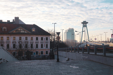 the old town in Bratislava