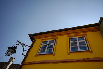 Wall Mural - buildings and roofs in the city of Sighisoara